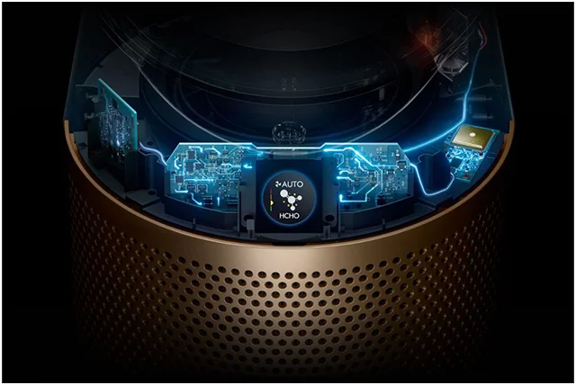 A cutaway image of the sensor system