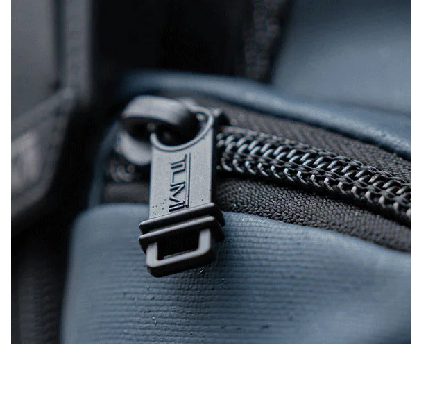 Discover Alpha Bravo in this season's new Navy Coated Canvas