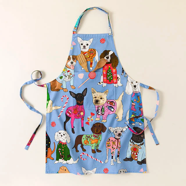 Festive Dogs Apron