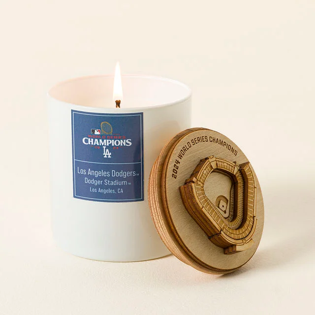Dodgers 2024 MLB World Series Champions Candle