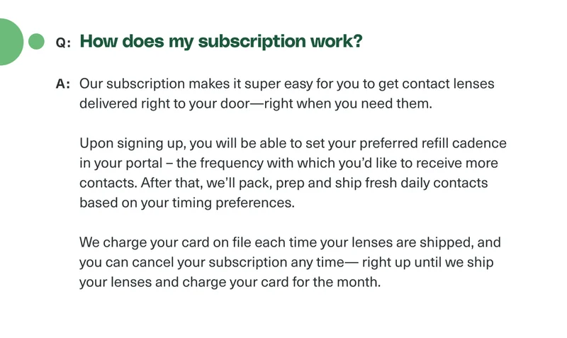 How does my subscription work?