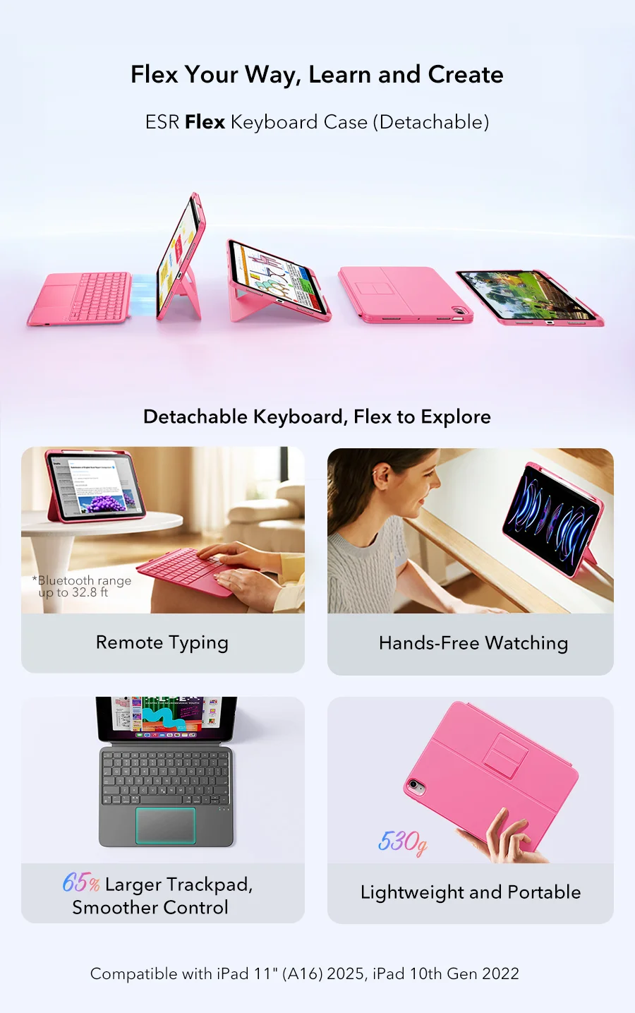 ESR Flex Keyboard Case (Detachable)