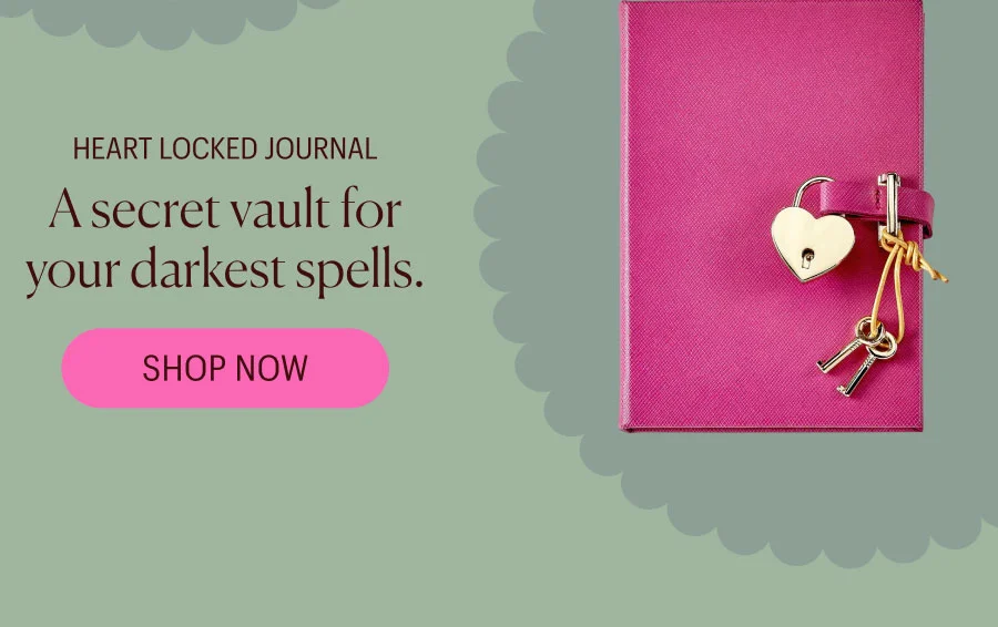 Heart Locked Journal - A secret vault for your darkest spells.
