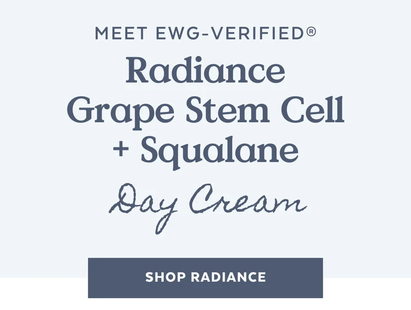 MEET EWG-VERIFIED Radiance Grape Stem Cell + Squalane  Day Cream [SHOP RADIANCE]
