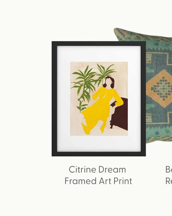 Citrine Dream Framed Art Print