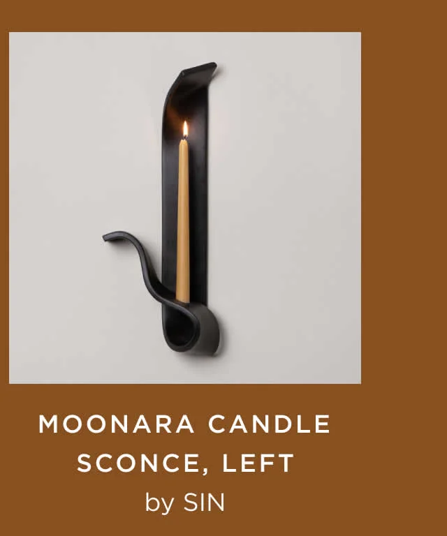 Moonara Candle Sconce, Left