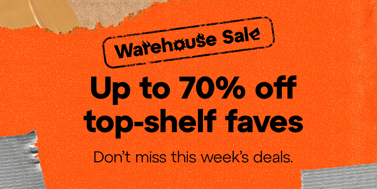 WAREHOUSE SALE