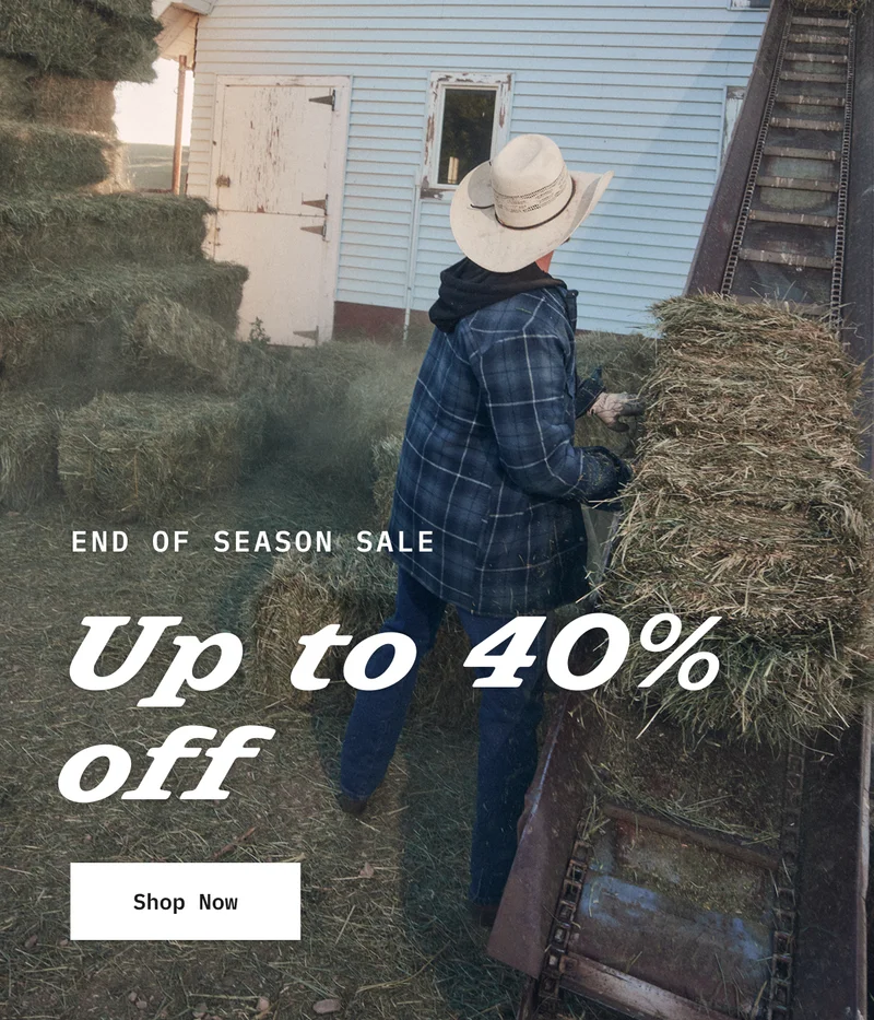 END OF SEASON SALE. Up to 40% Off. Shop Now.