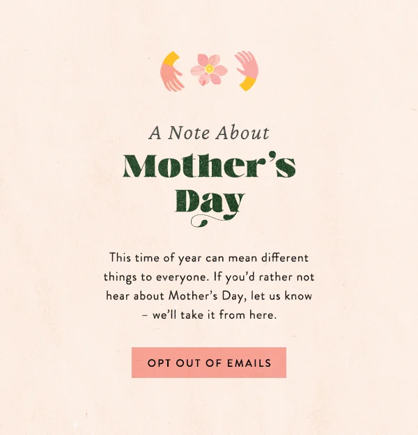 A Note About Mother's Day