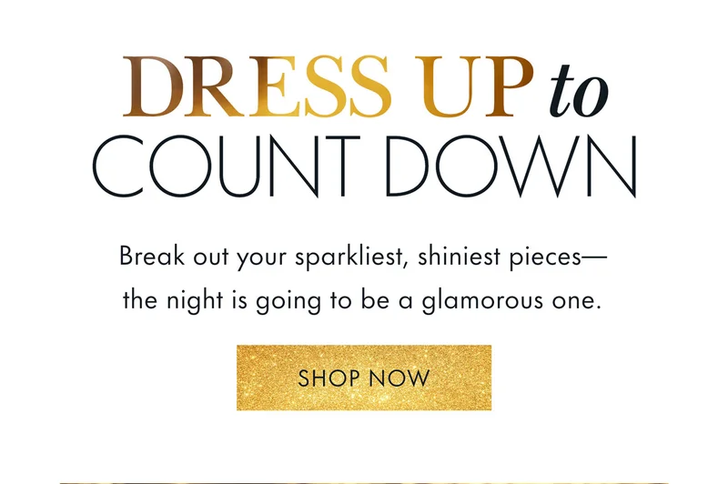 DRESS UP TO COUNT DOWN
