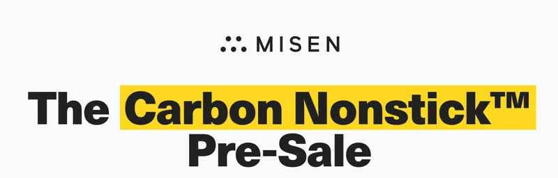 Carbon Nonstick Pre-Sale. Save 15%!