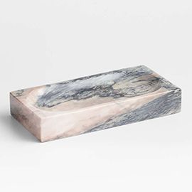 Leo Medium Marble Tray by Jake Arnold