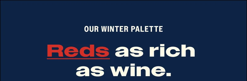 Red as rich as wine.