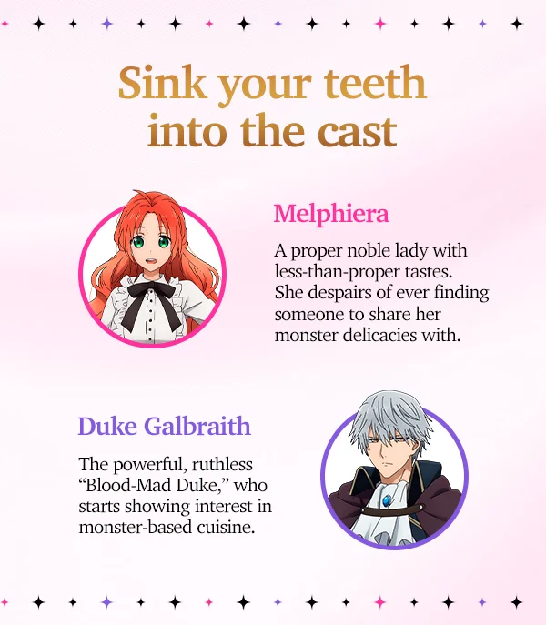 Sink your teeth into the cast Sink your teeth into the cast