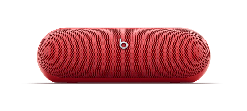 Beats Pill shown in red