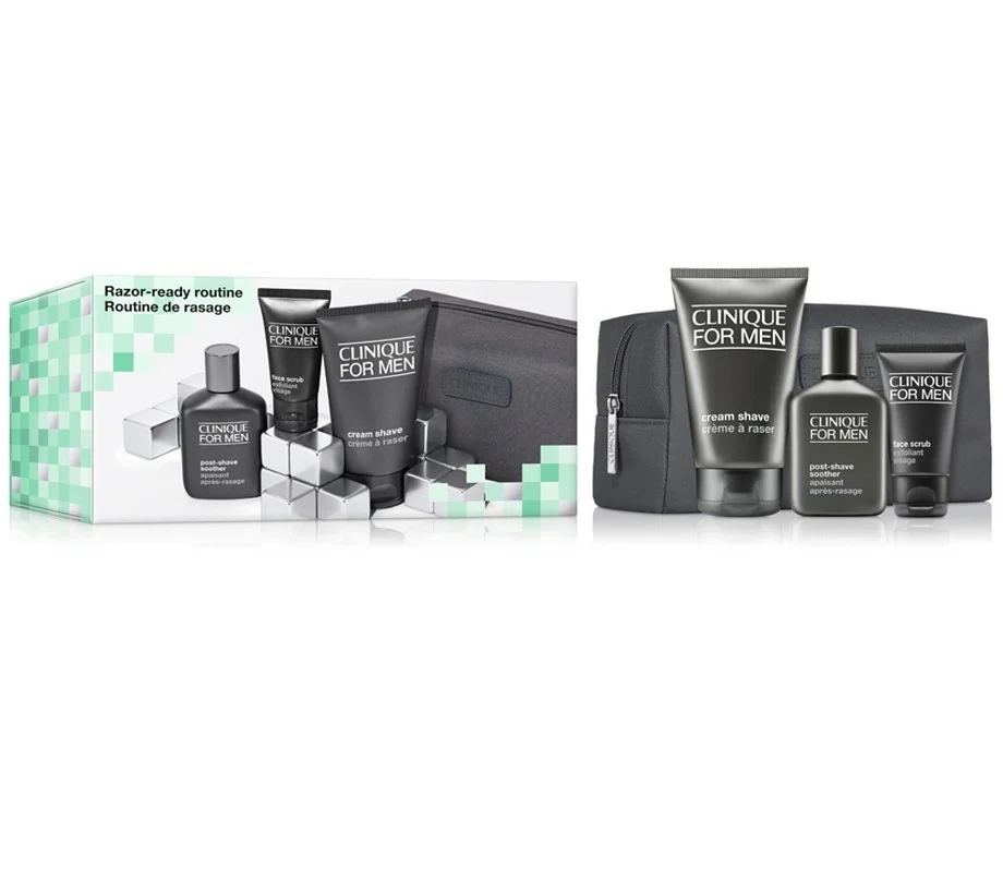 Clinique Razor-Ready Routine Men's Skincare Set