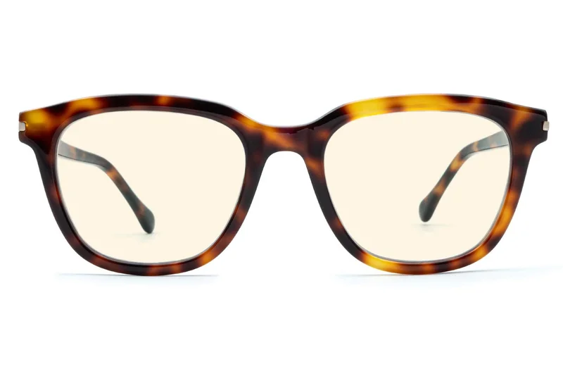 Image of Rubin Amber Lenses in Brown Mottle
