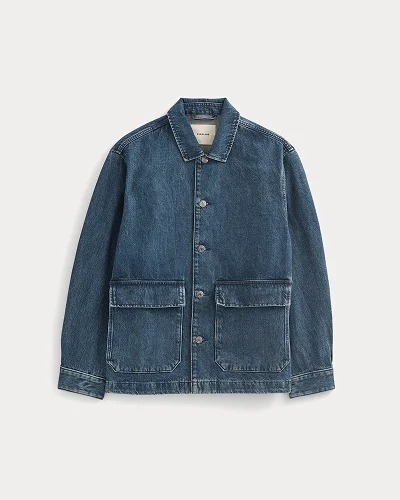 Image | Denim Shacket | Deep Atlantic