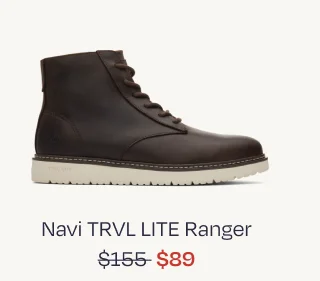 Navi TRVL LITE Ranger Brown Water Resistant Boot - Image