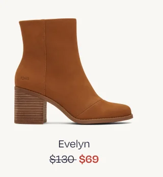 Evelyn Tan Leather Heeled Boot - Image
