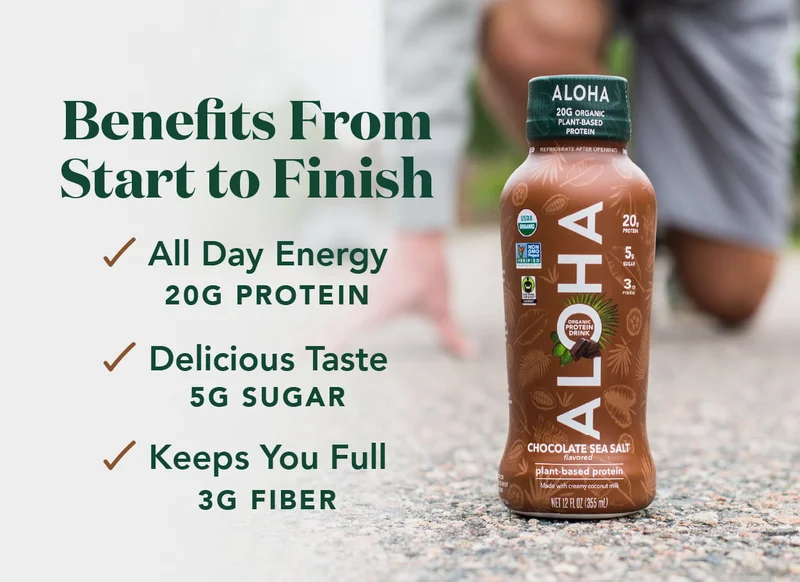 Benefits from start to finish: 20g protein, 5g sugar, and 3g fiber!