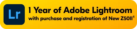 1 Year of Adobe Lightroom with purchase and registration of New discount code