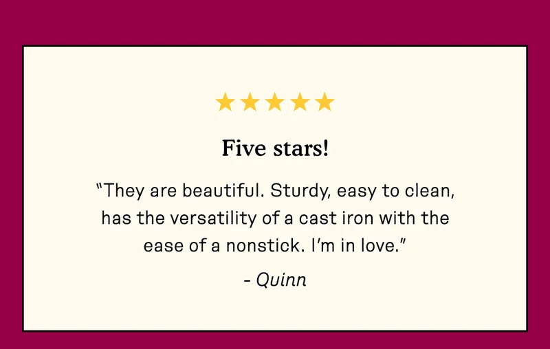 Five stars for Cast Iron