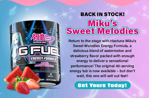 BACK IN STOCK! MIKU'S SWEET MELODIES