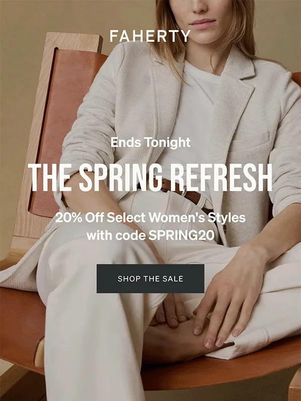 The Spring Refresh | 20% Off Select Women's Styles