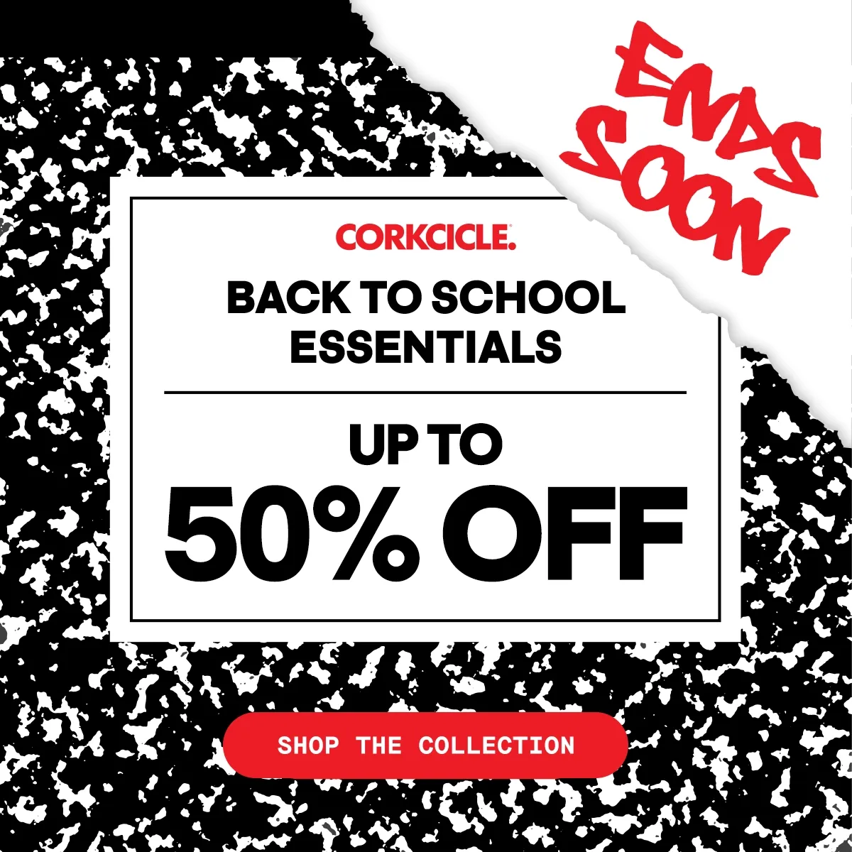 Up to 50% off Back To School Essentials Ends Soon!