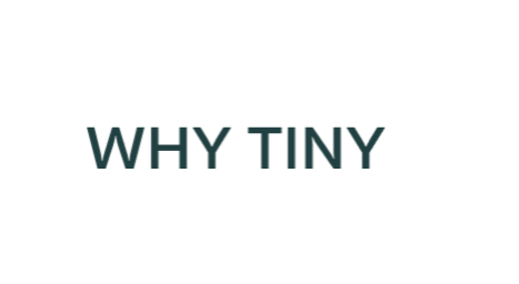 Why Tiny