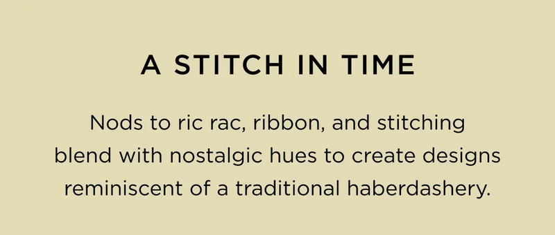 A Stitch in Time