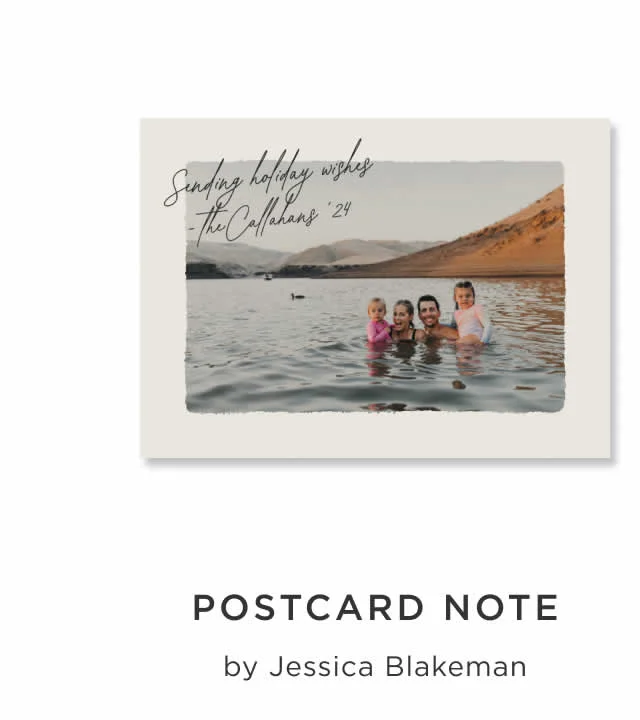 Postcard Note
