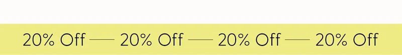 20% Off
