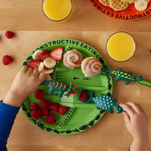 Dinosaur Plate and Utensils