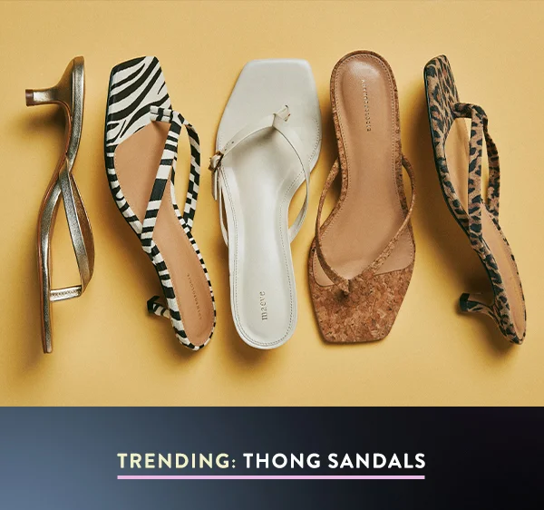 Trending: Thong Sandals