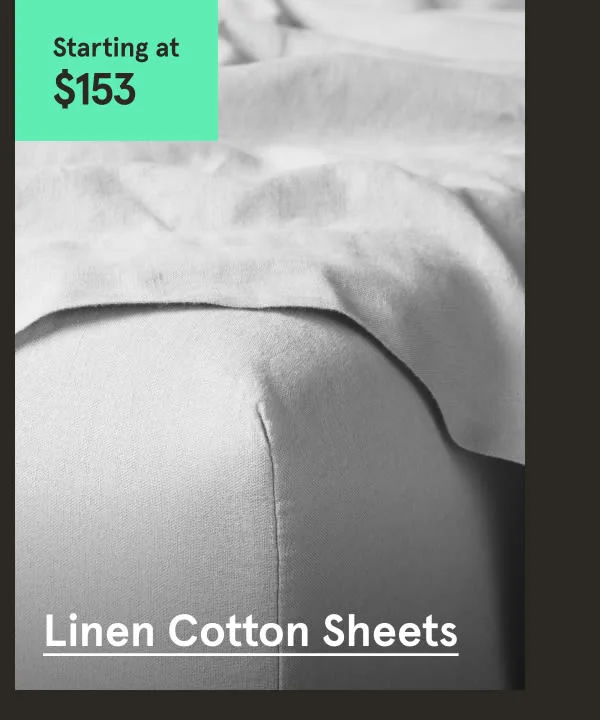 Linen Cotton Sheets
