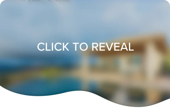 Blurred vacation home teaser image with “Click to Reveal” text.