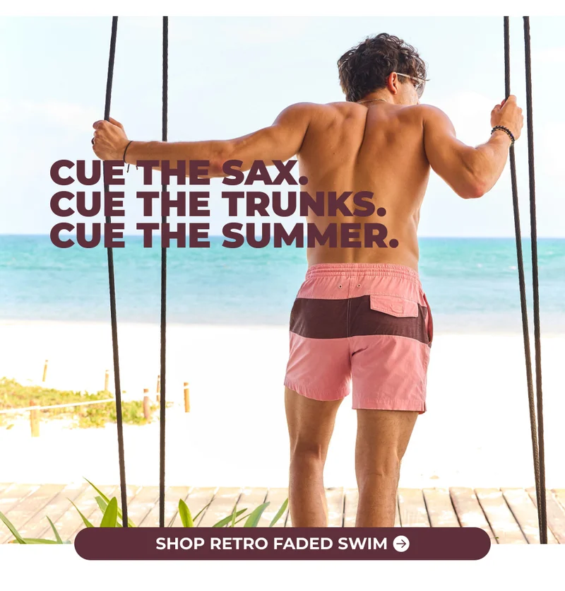 Cue The Summer: SHOP RETRO FADED SWIM