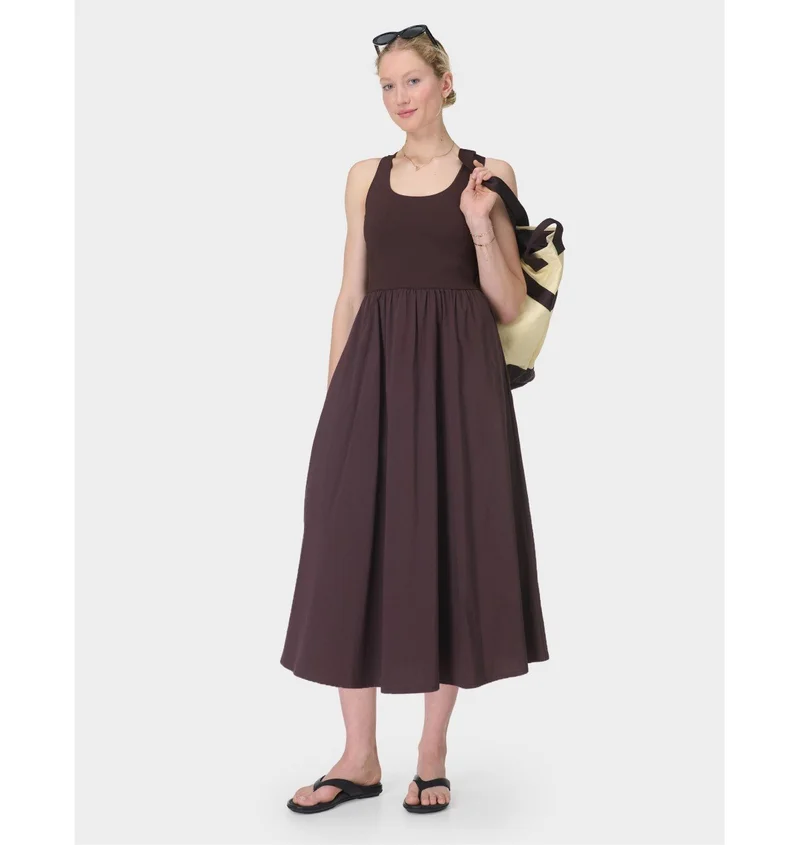 Explorer Ribbed Racer Dress