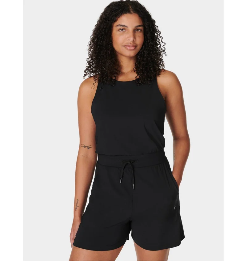 Modal Wide Leg Jumpsuit