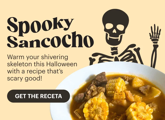Spooky Sancocho  Warm your shivering skeleton this Halloween with a recipe that’s scary good!
