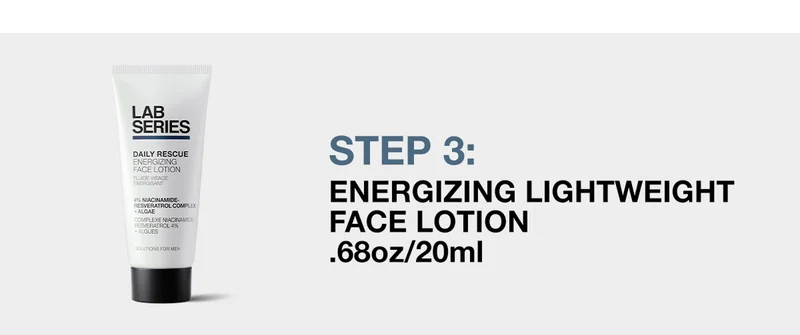 STEP 3: ENERGIZING LIGHTWEIGHT FACE LOTION | .68oz/20ml.