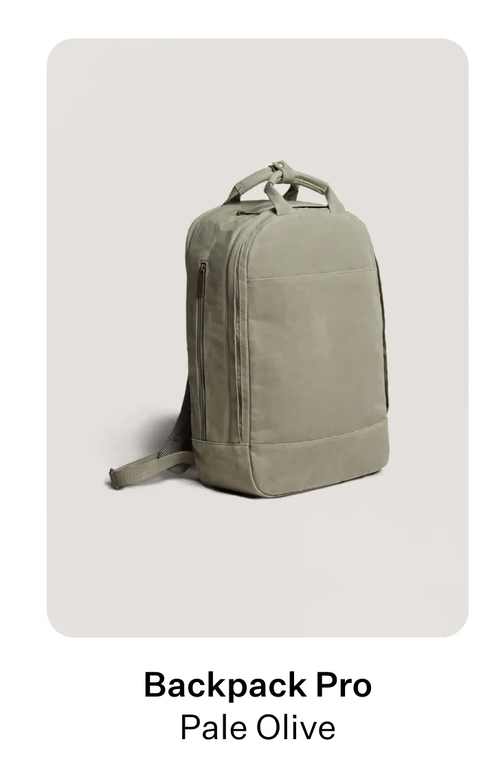 Backpack Pro - Pale Olive