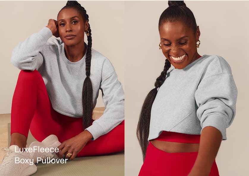 LuxeFleece Boxy Pullover