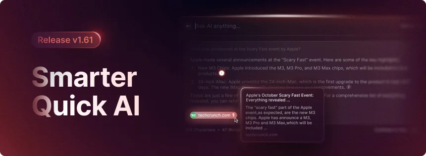 Raycast Quick AI with real-time web results