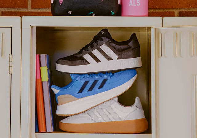 shoes in locker
