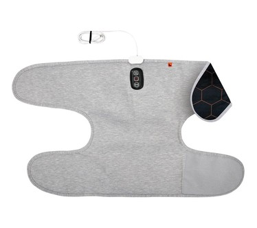 Sharper Image Calming Heat Copper and Charcoal Knee Wrap