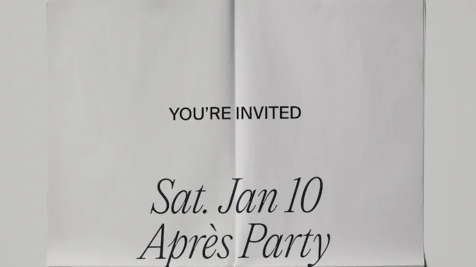 RSVP to our Park City Après Party