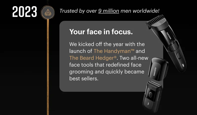 Your face in focus.